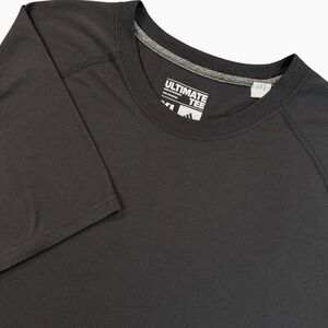 ADIDAS Ultimate Tee Performance Training Shirt Mens XL Black Short Sleeve